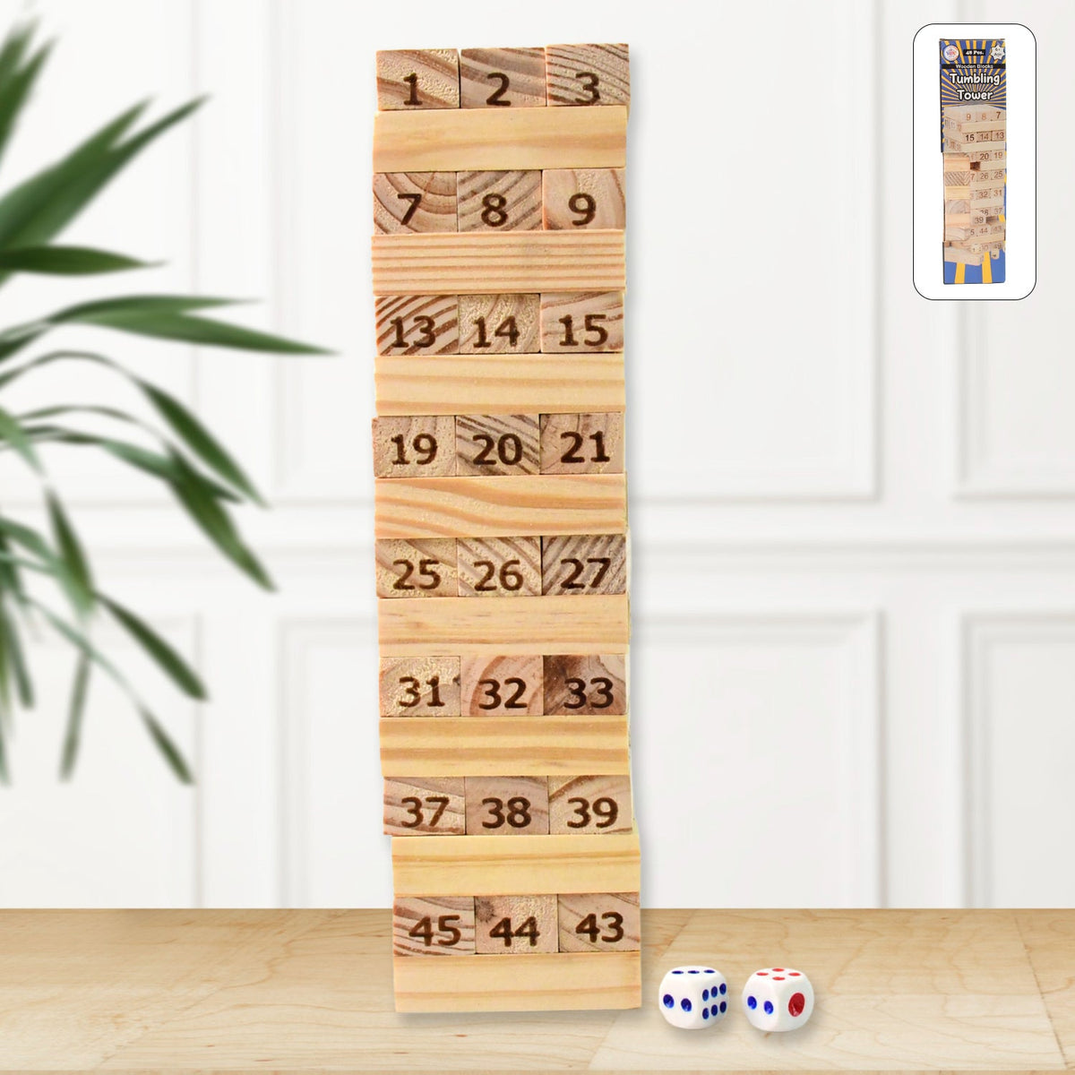 Wooden Tumbling Tower