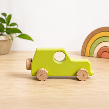 Wooden Toy Jeep