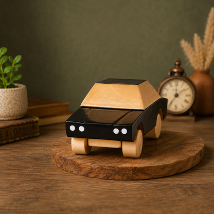 Handcrafted Wooden Car-Safe & Eco-Friendly