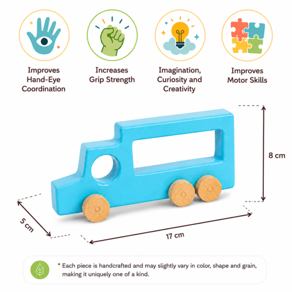 Wooden Toy Truck