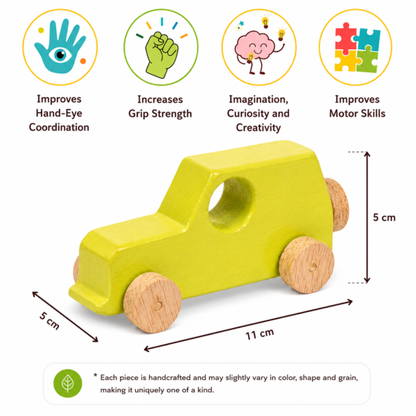 Wooden Toy Jeep
