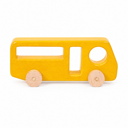 Wooden Toy Bus