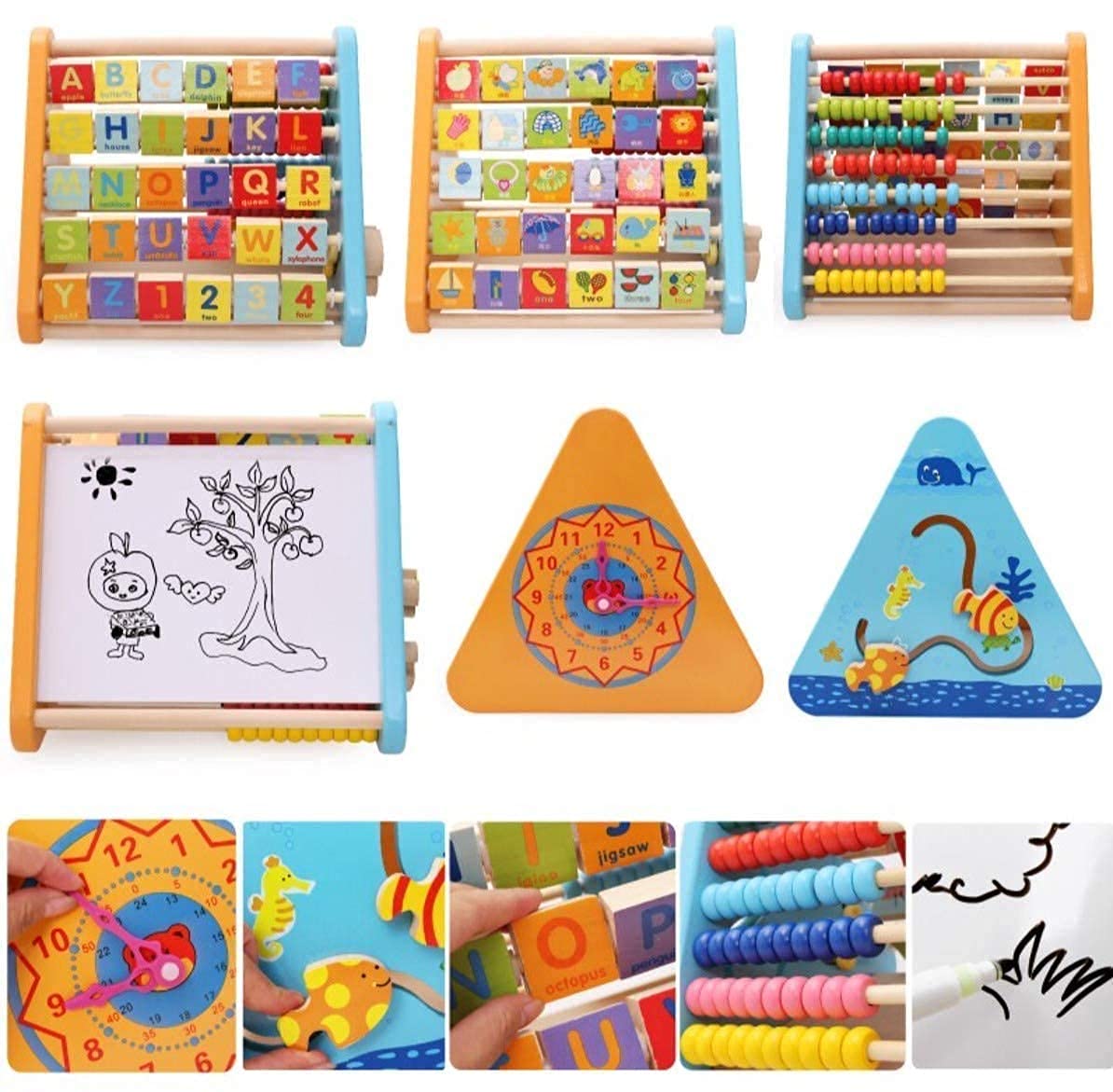 Wooden Activity Centre Triangle Toy