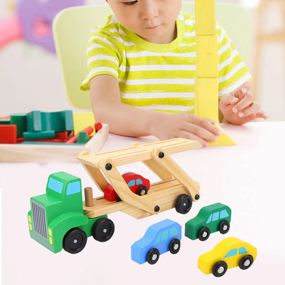 Wooden Car Carrier Big Truck