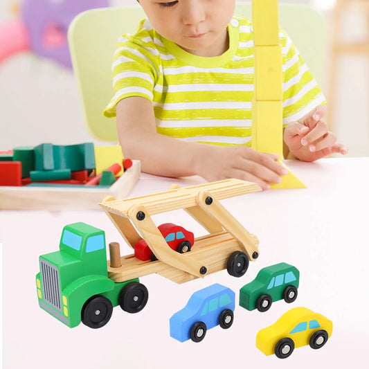 Wooden Car Carrier Big Truck