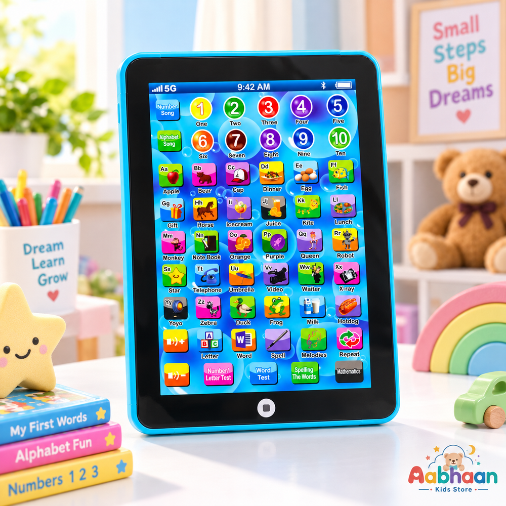 Interactive Musical English Educational Phonetic Learning Tablet for Kids 3+ Years, Best Educational Toy