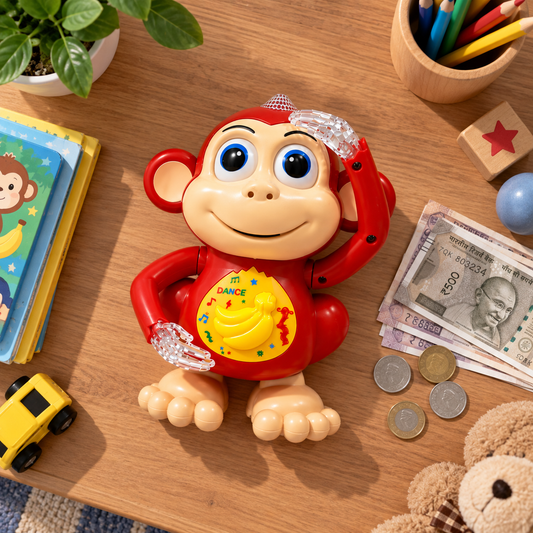 Aabhaan Dancing Monkey Musical Toy